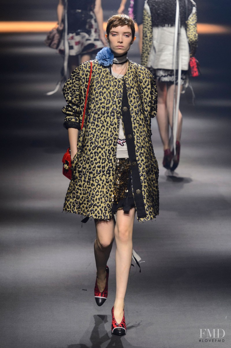 Grace Hartzel featured in  the Lanvin fashion show for Spring/Summer 2016