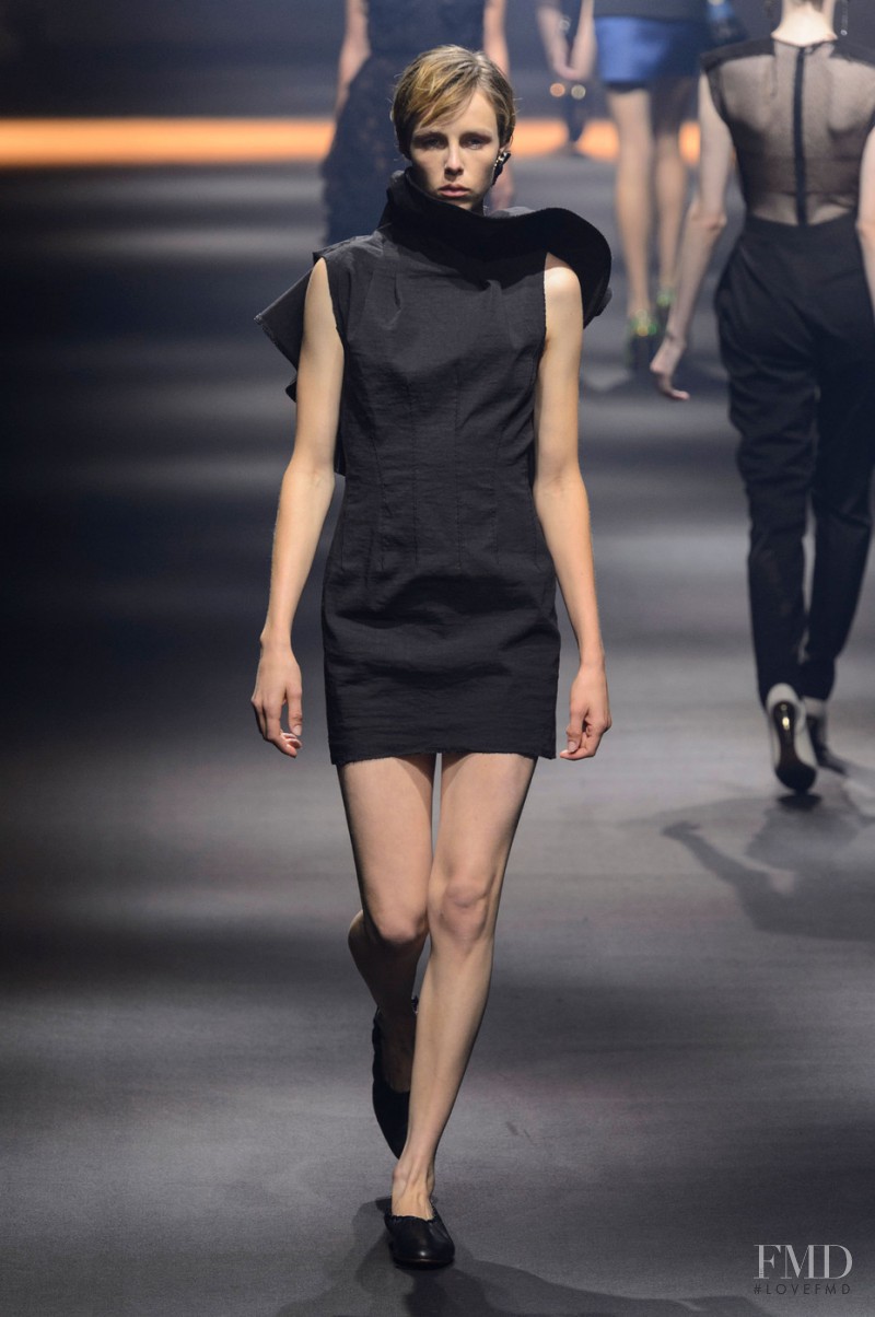 Edie Campbell featured in  the Lanvin fashion show for Spring/Summer 2016