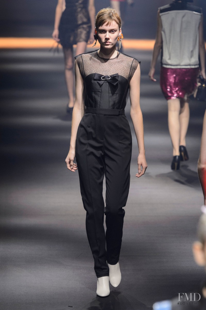 Kiki Willems featured in  the Lanvin fashion show for Spring/Summer 2016