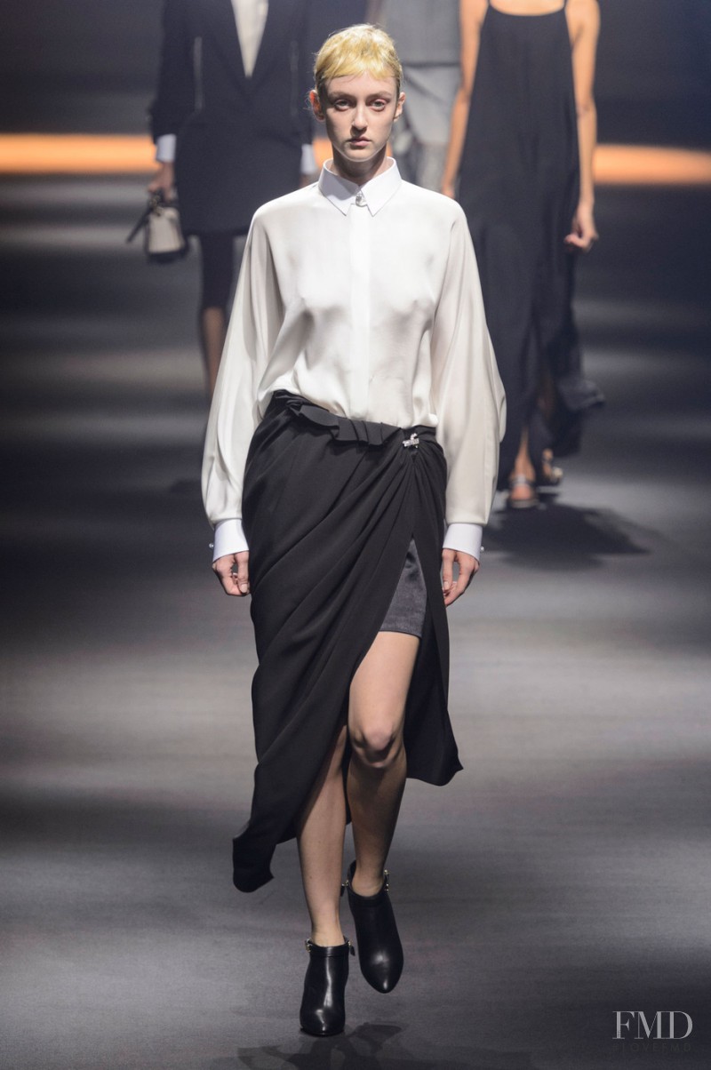 Frances Coombe featured in  the Lanvin fashion show for Spring/Summer 2016