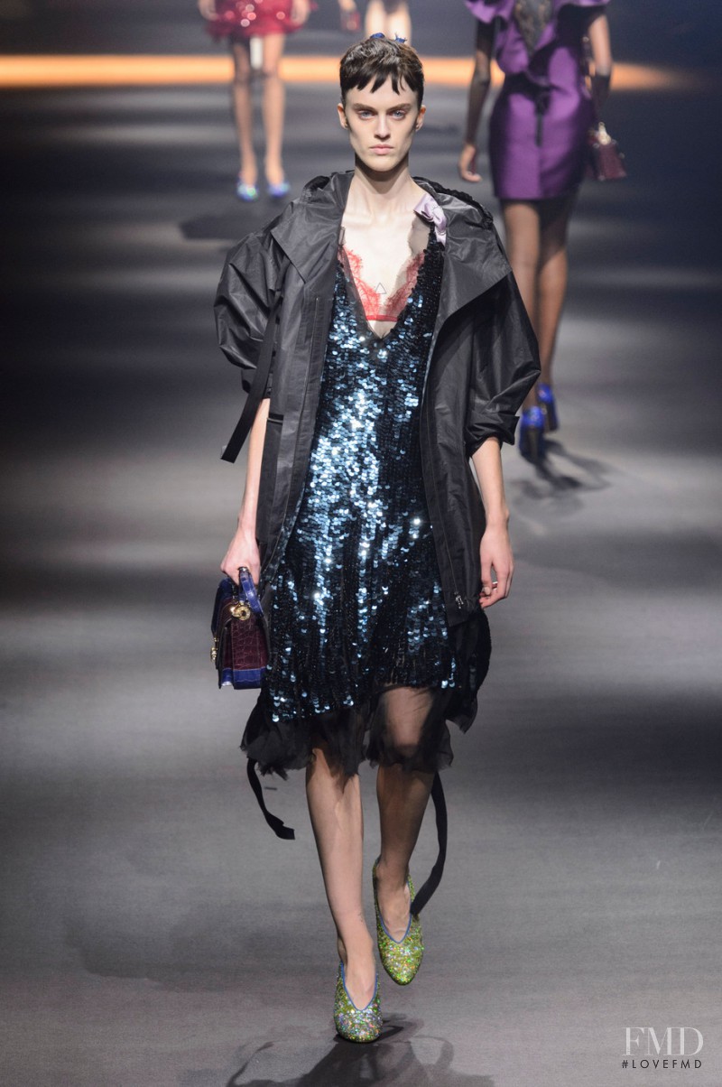 Sarah Brannon featured in  the Lanvin fashion show for Spring/Summer 2016