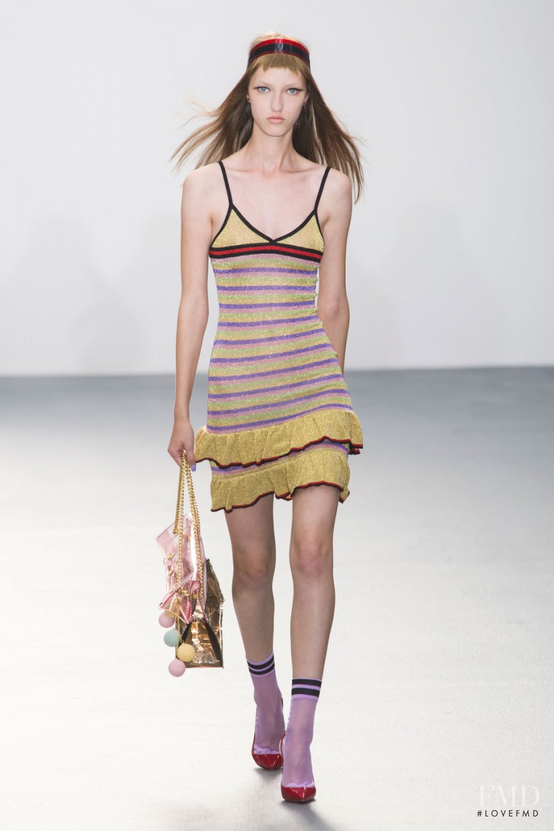 Liza Ostanina featured in  the Sister by Sibling fashion show for Spring/Summer 2016