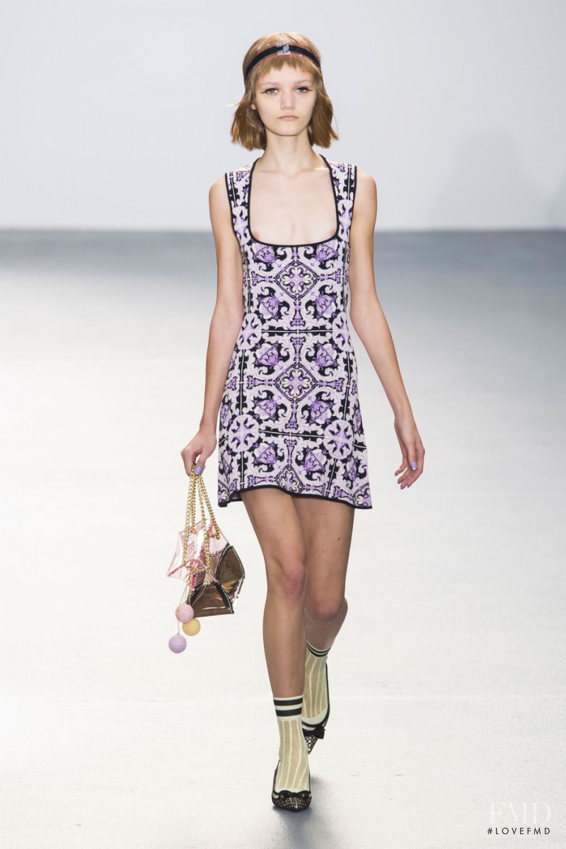 Peyton Knight featured in  the Sister by Sibling fashion show for Spring/Summer 2016