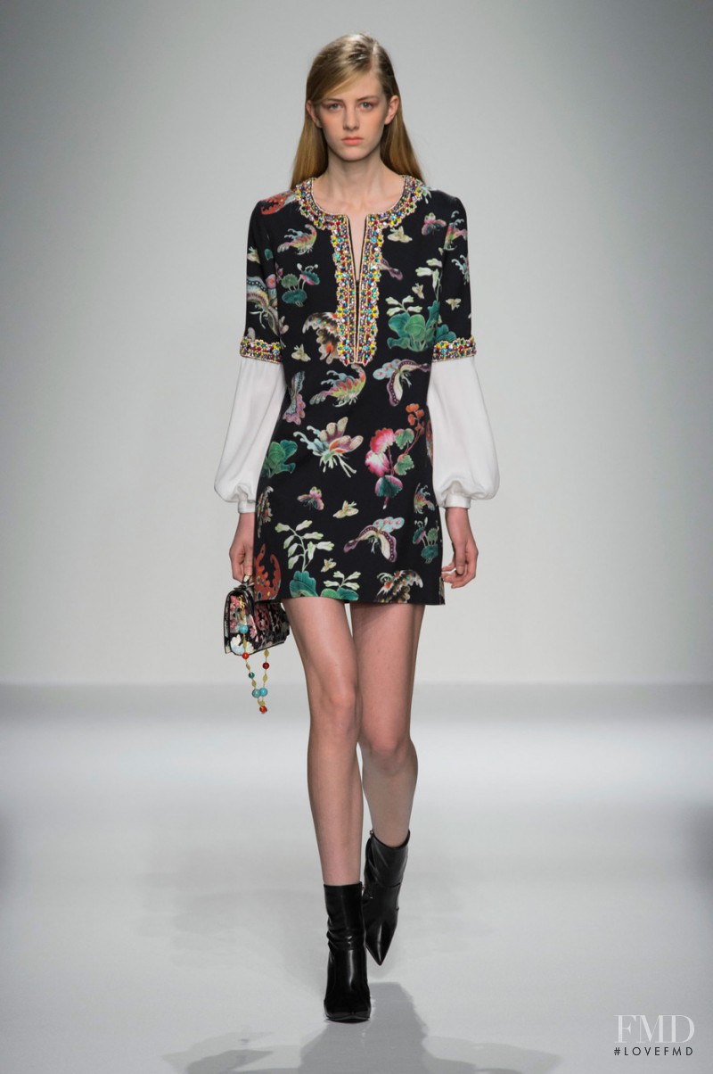 Deva Reeb featured in  the Andrew Gn fashion show for Spring/Summer 2016