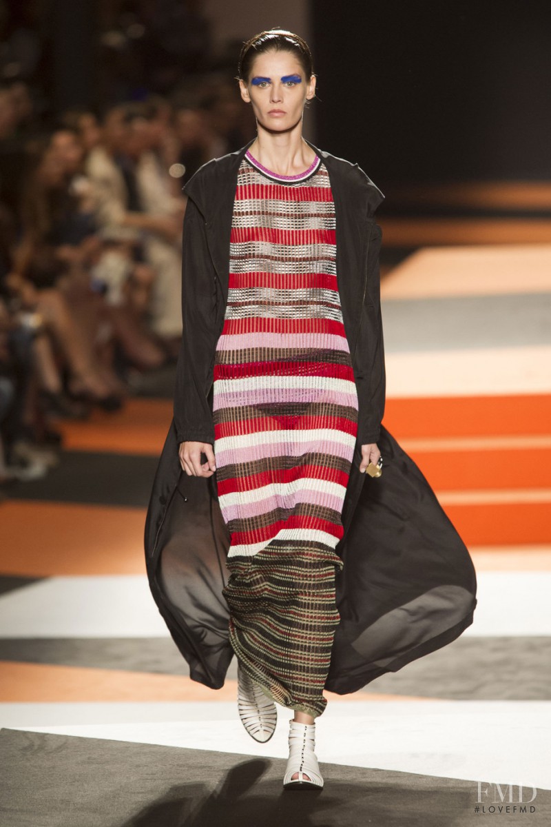 Angel Rutledge featured in  the Missoni fashion show for Spring/Summer 2016