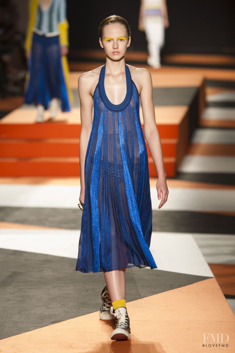 Paula Galecka featured in  the Missoni fashion show for Spring/Summer 2016