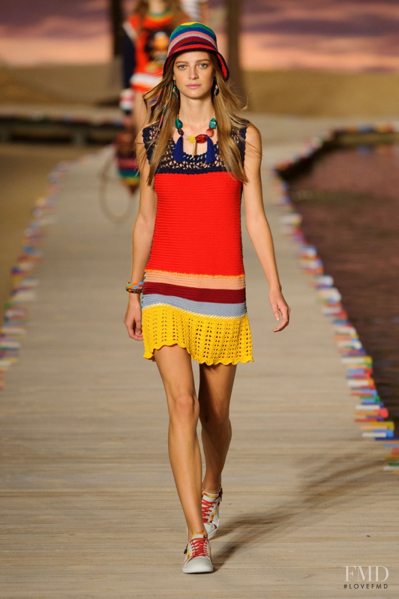 Ine Neefs featured in  the Tommy Hilfiger fashion show for Spring/Summer 2016