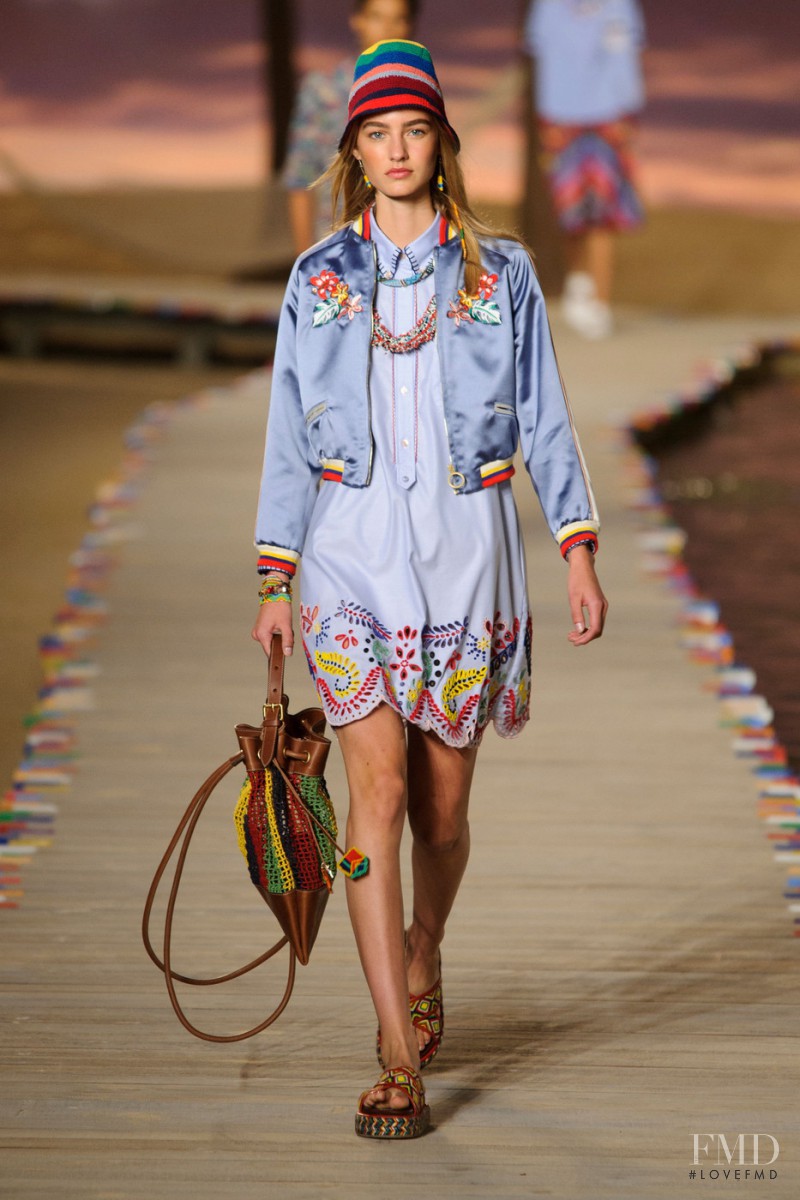 Maartje Verhoef featured in  the Tommy Hilfiger fashion show for Spring/Summer 2016