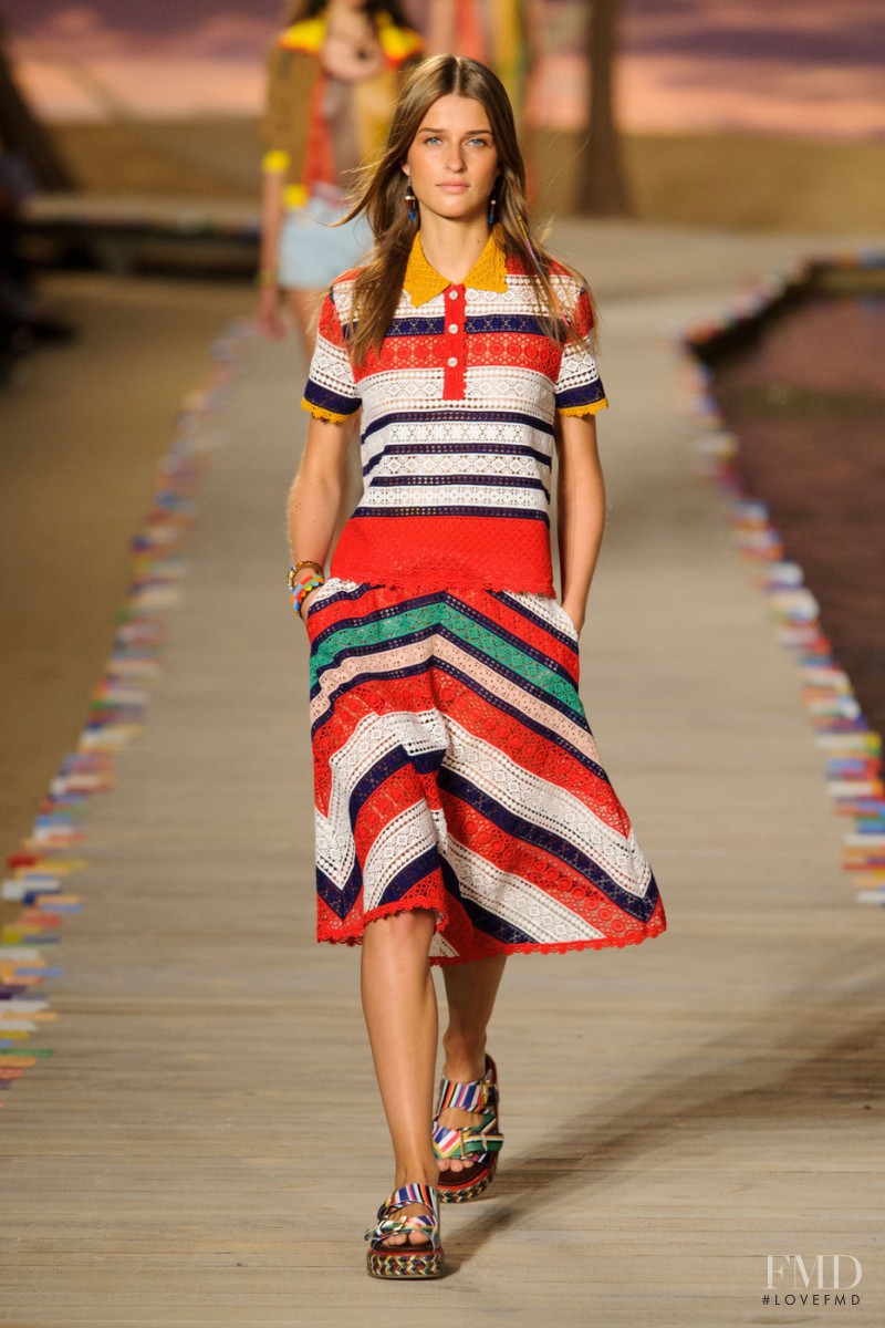 Regitze Harregaard Christensen featured in  the Tommy Hilfiger fashion show for Spring/Summer 2016