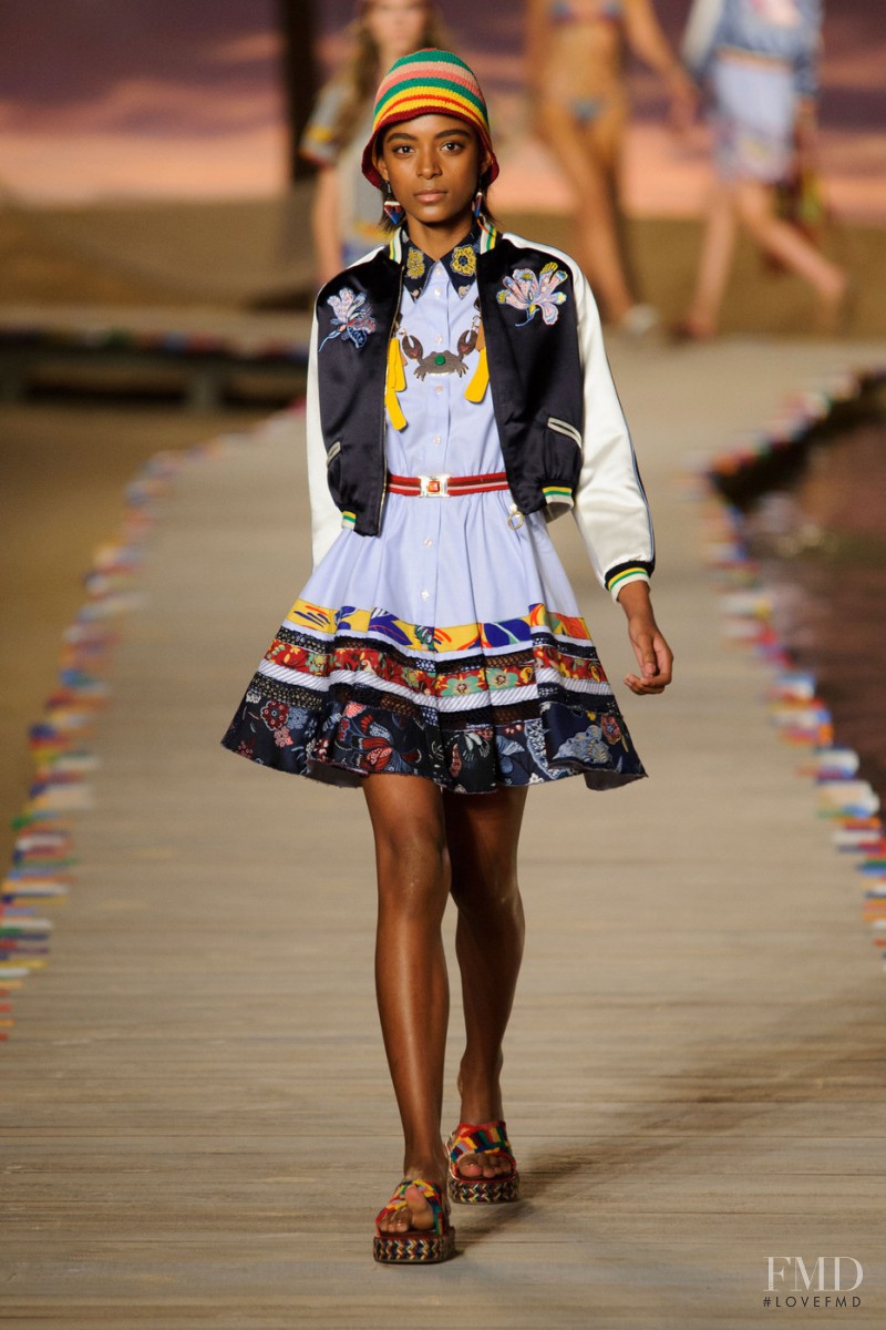 Alécia Morais featured in  the Tommy Hilfiger fashion show for Spring/Summer 2016