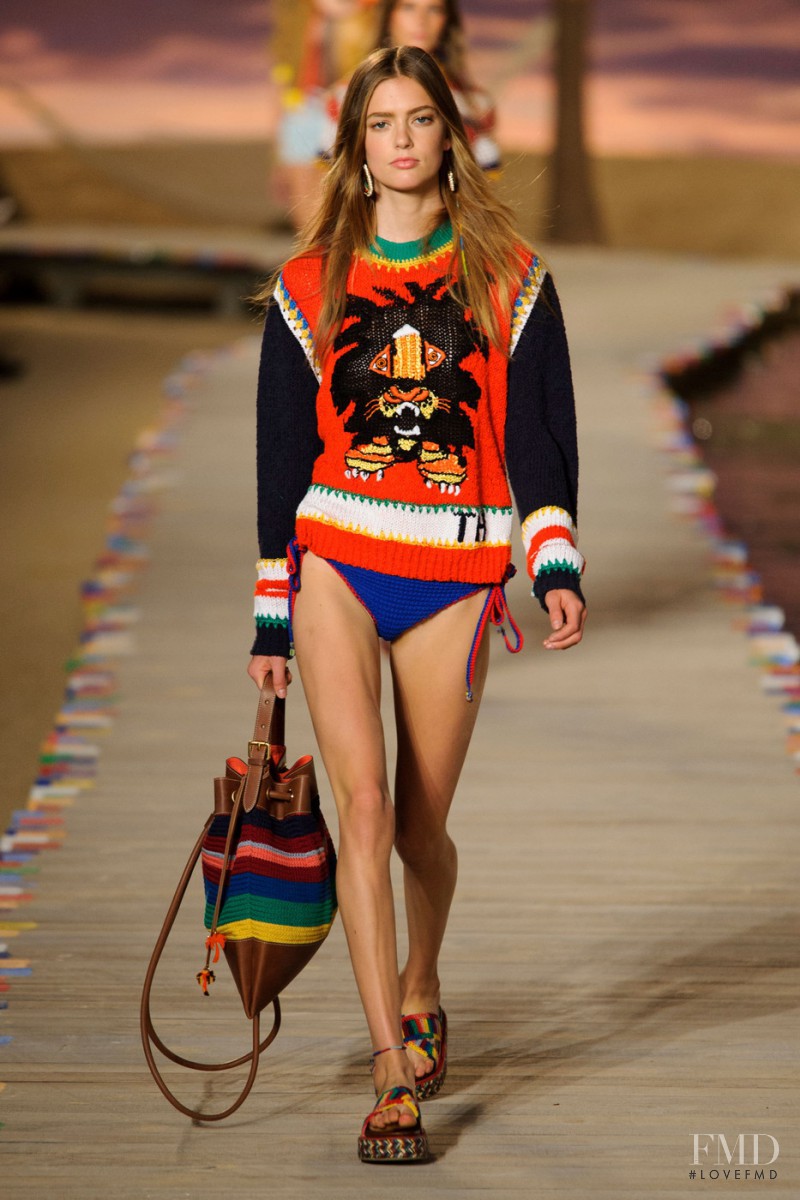 Emmy Rappe featured in  the Tommy Hilfiger fashion show for Spring/Summer 2016