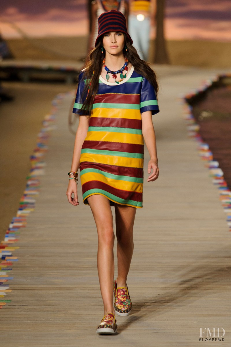Vanessa Moody featured in  the Tommy Hilfiger fashion show for Spring/Summer 2016