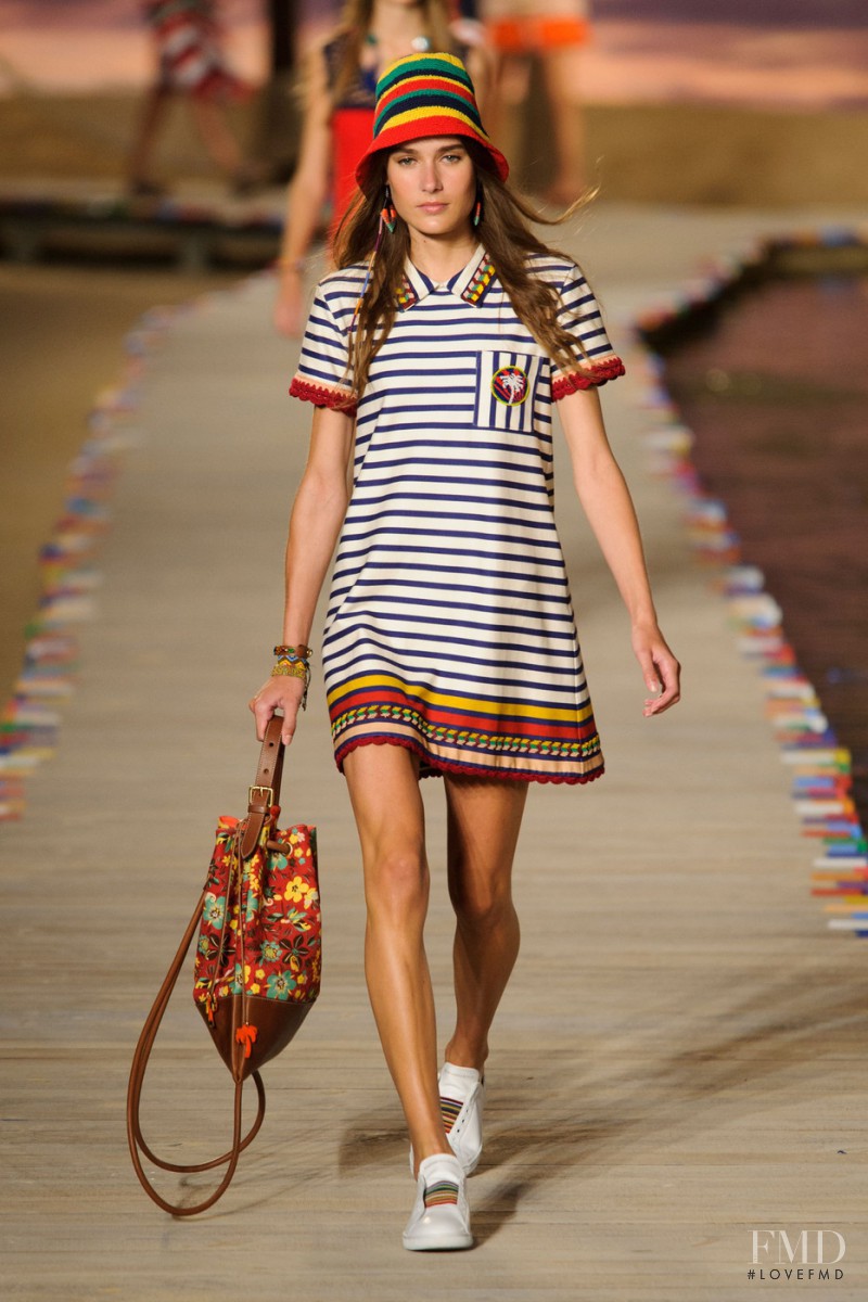 Vera Van Erp featured in  the Tommy Hilfiger fashion show for Spring/Summer 2016
