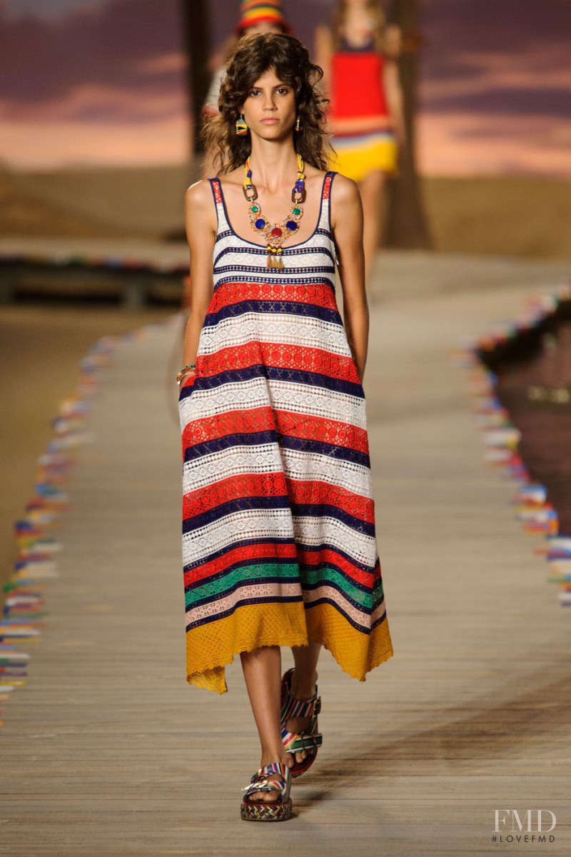 Antonina Petkovic featured in  the Tommy Hilfiger fashion show for Spring/Summer 2016