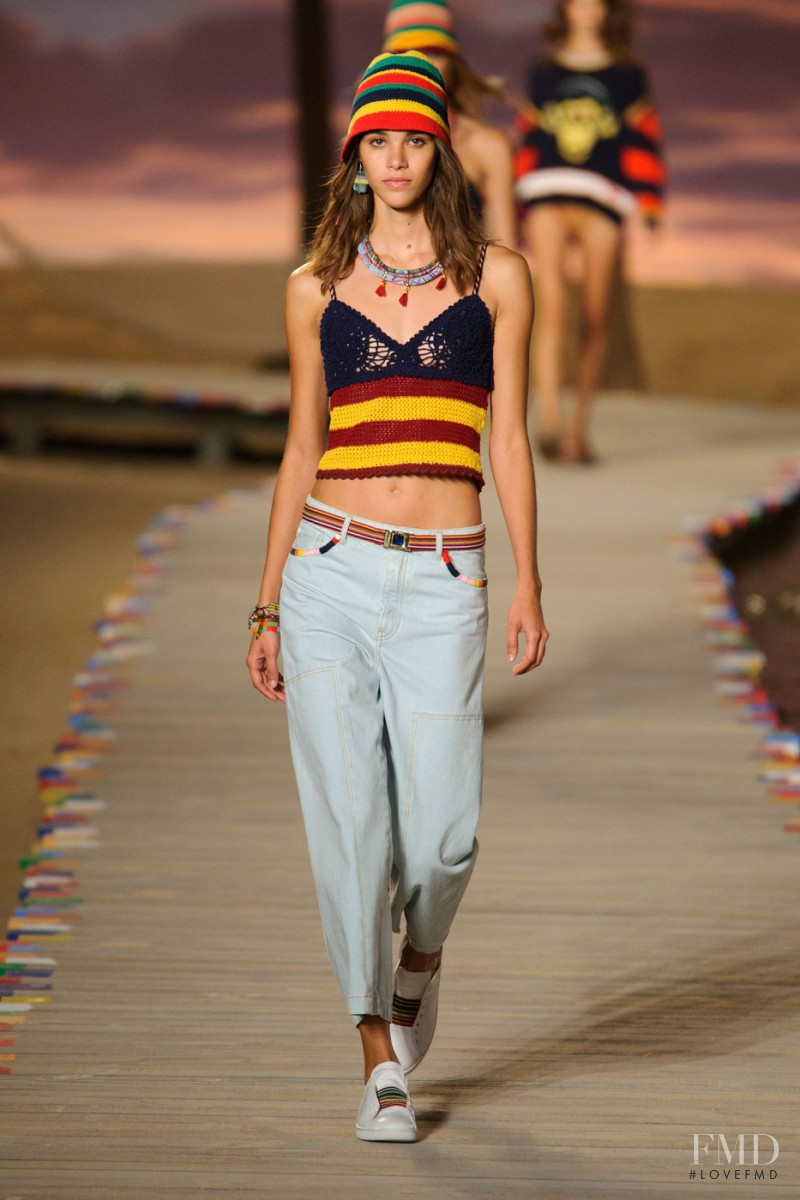 Pauline Hoarau featured in  the Tommy Hilfiger fashion show for Spring/Summer 2016