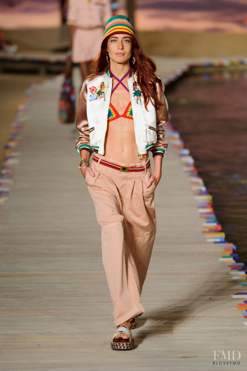 Lizzy Jagger featured in  the Tommy Hilfiger fashion show for Spring/Summer 2016