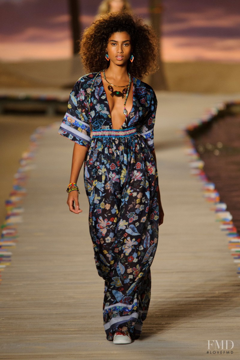 Imaan Hammam featured in  the Tommy Hilfiger fashion show for Spring/Summer 2016