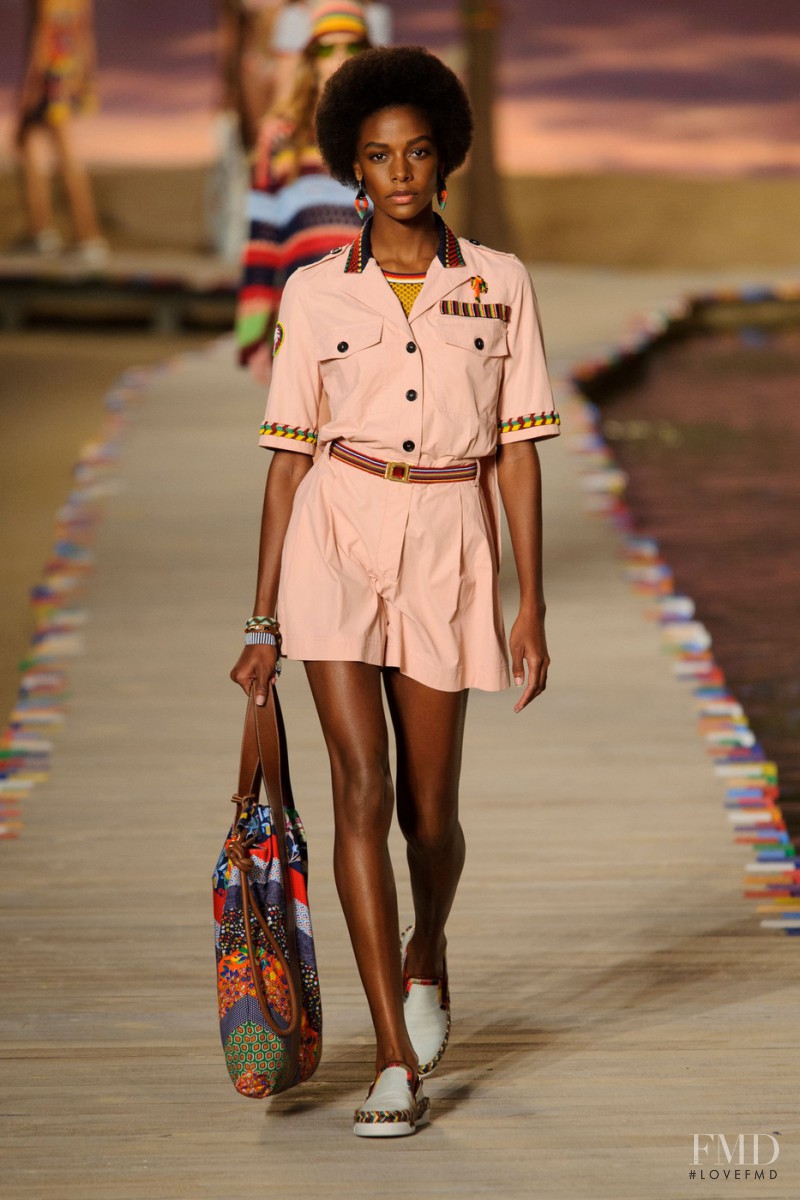 Karly Loyce featured in  the Tommy Hilfiger fashion show for Spring/Summer 2016