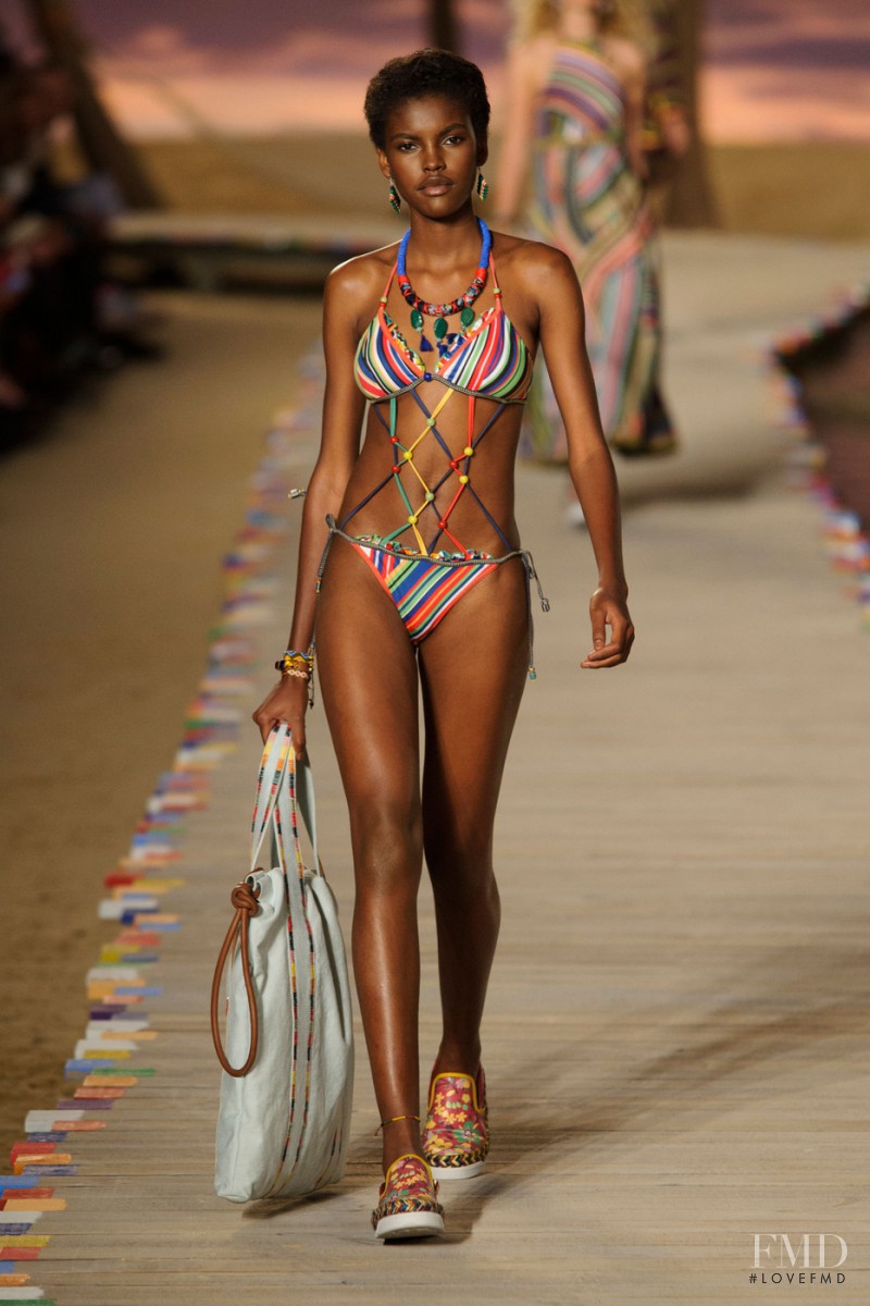 Amilna Estevão featured in  the Tommy Hilfiger fashion show for Spring/Summer 2016