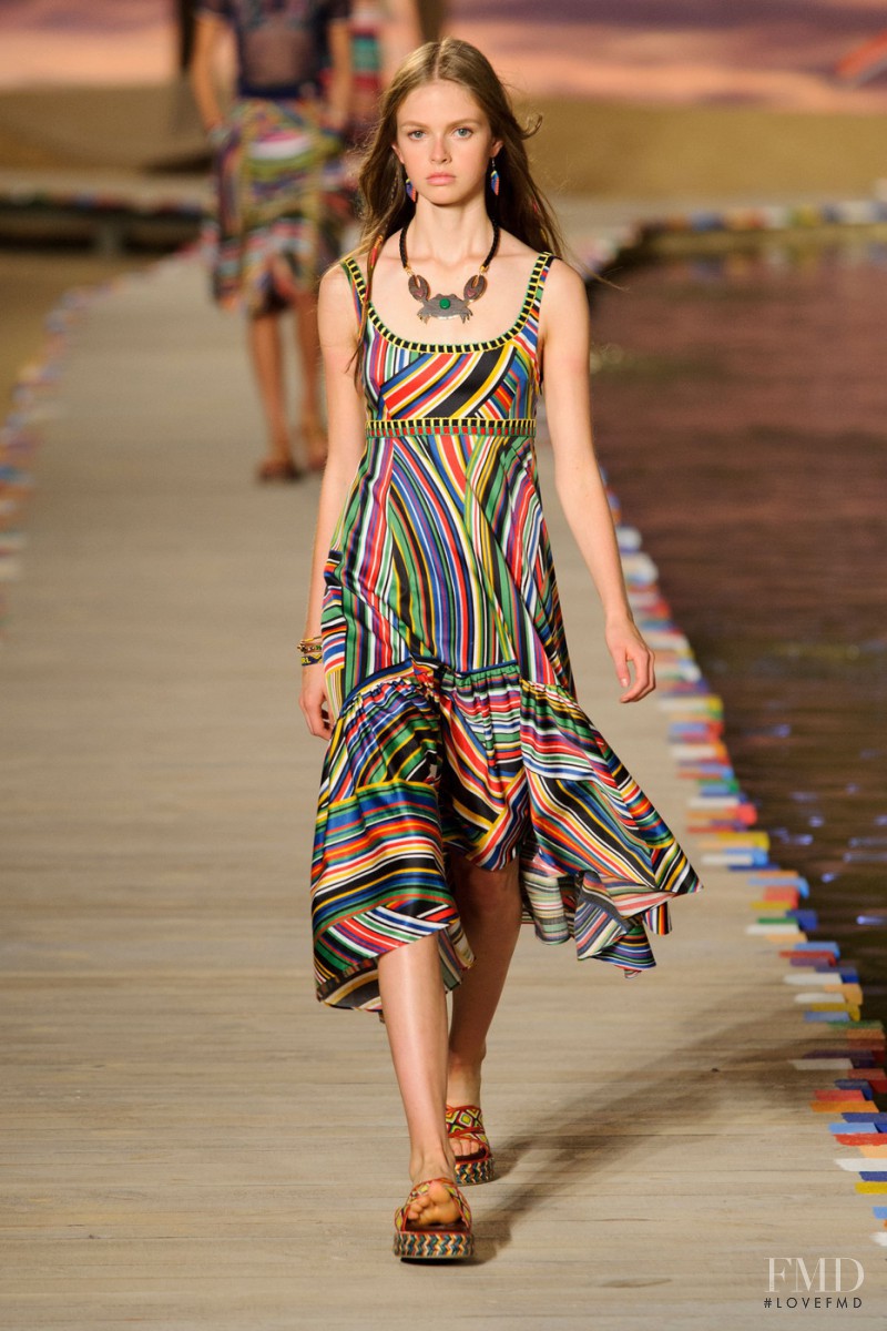 Avery Blanchard featured in  the Tommy Hilfiger fashion show for Spring/Summer 2016