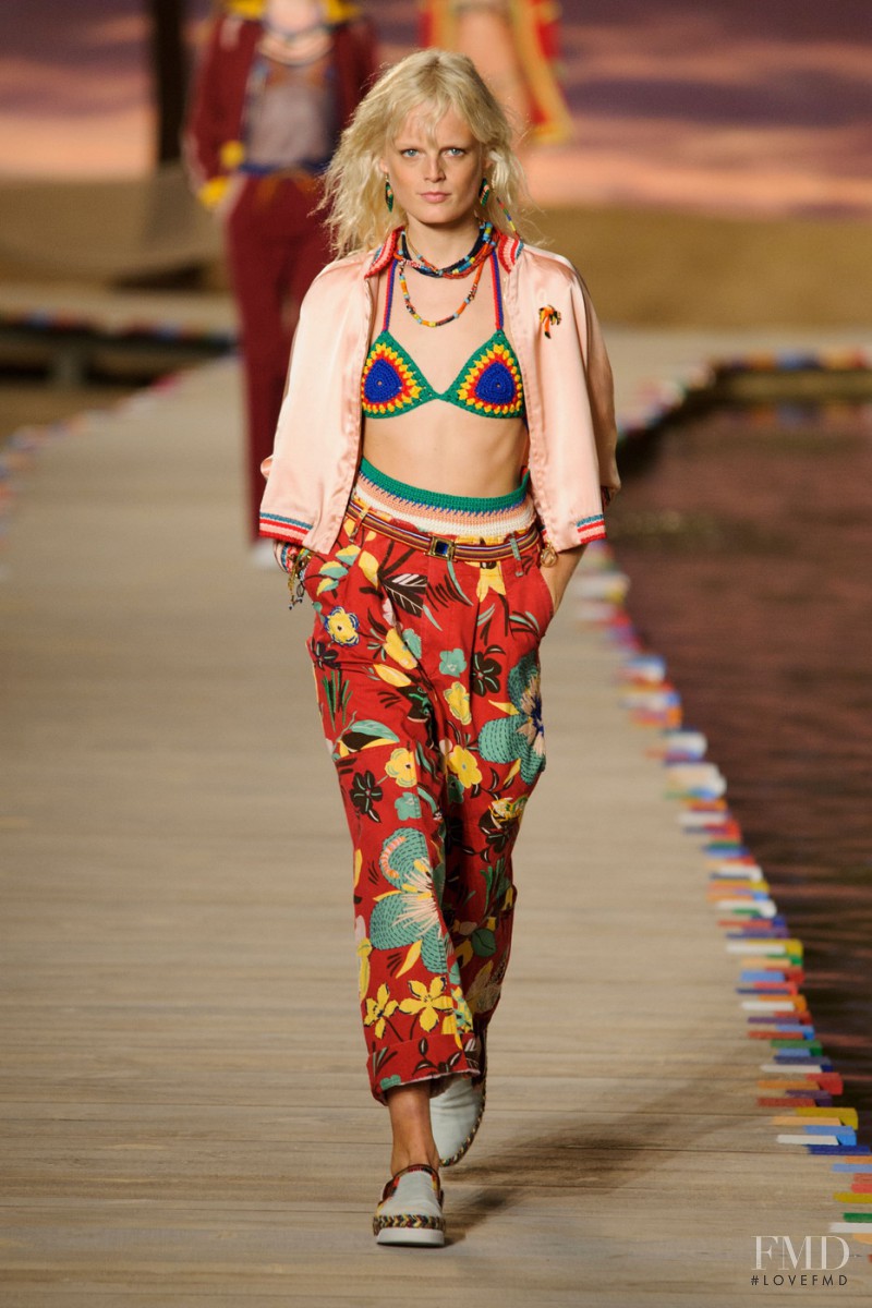 Hanne Gaby Odiele featured in  the Tommy Hilfiger fashion show for Spring/Summer 2016