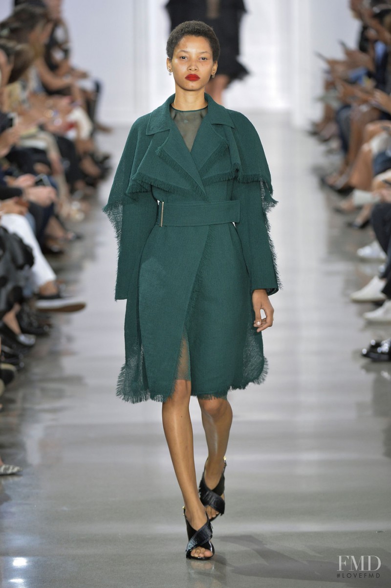 Lineisy Montero featured in  the Jason Wu fashion show for Spring/Summer 2016