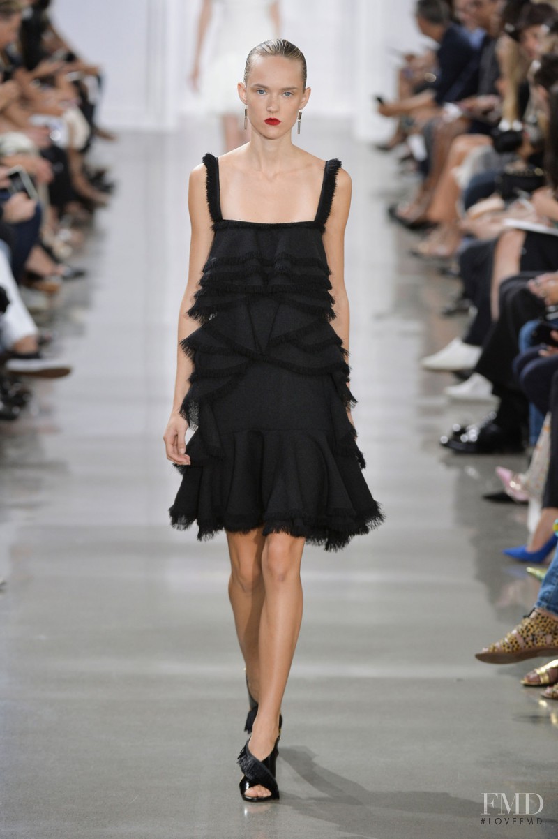 Harleth Kuusik featured in  the Jason Wu fashion show for Spring/Summer 2016