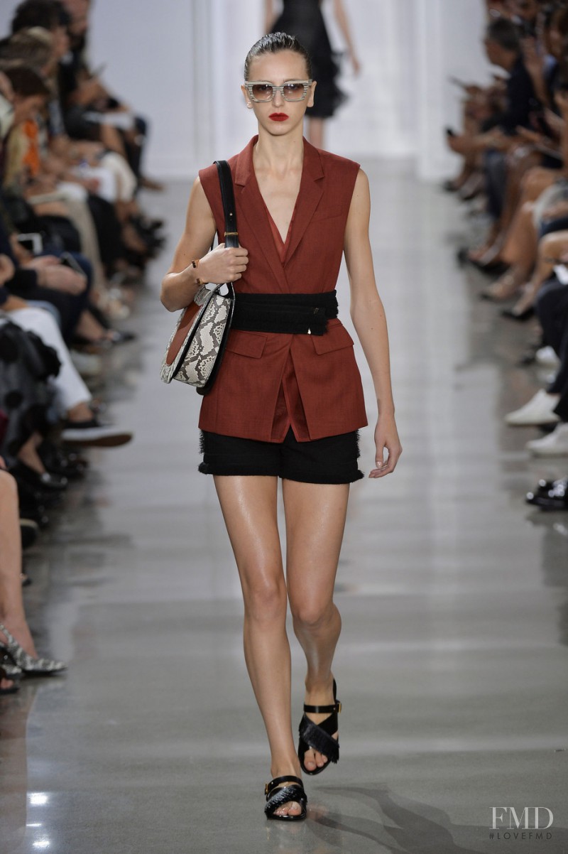 Sasha Antonowskaia featured in  the Jason Wu fashion show for Spring/Summer 2016