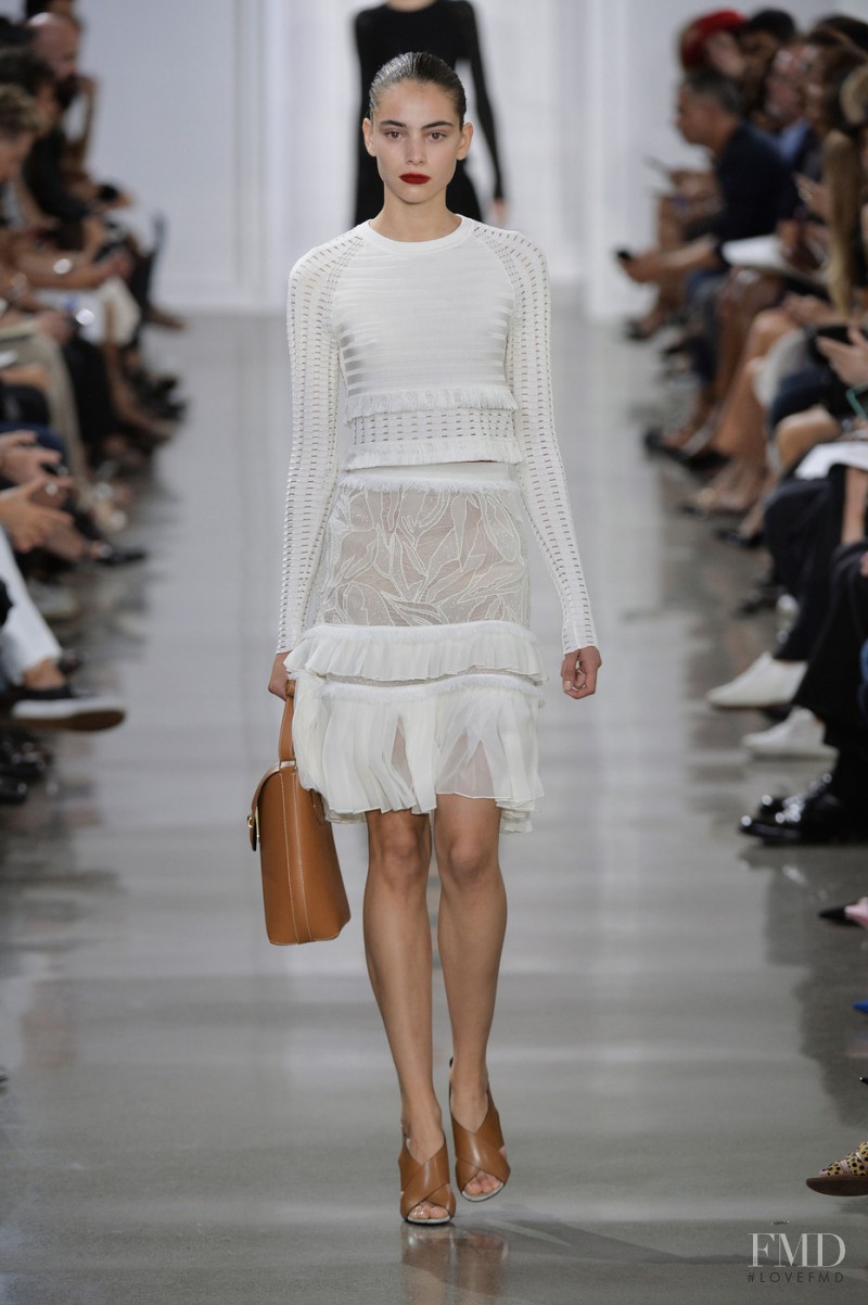 Romy Schönberger featured in  the Jason Wu fashion show for Spring/Summer 2016