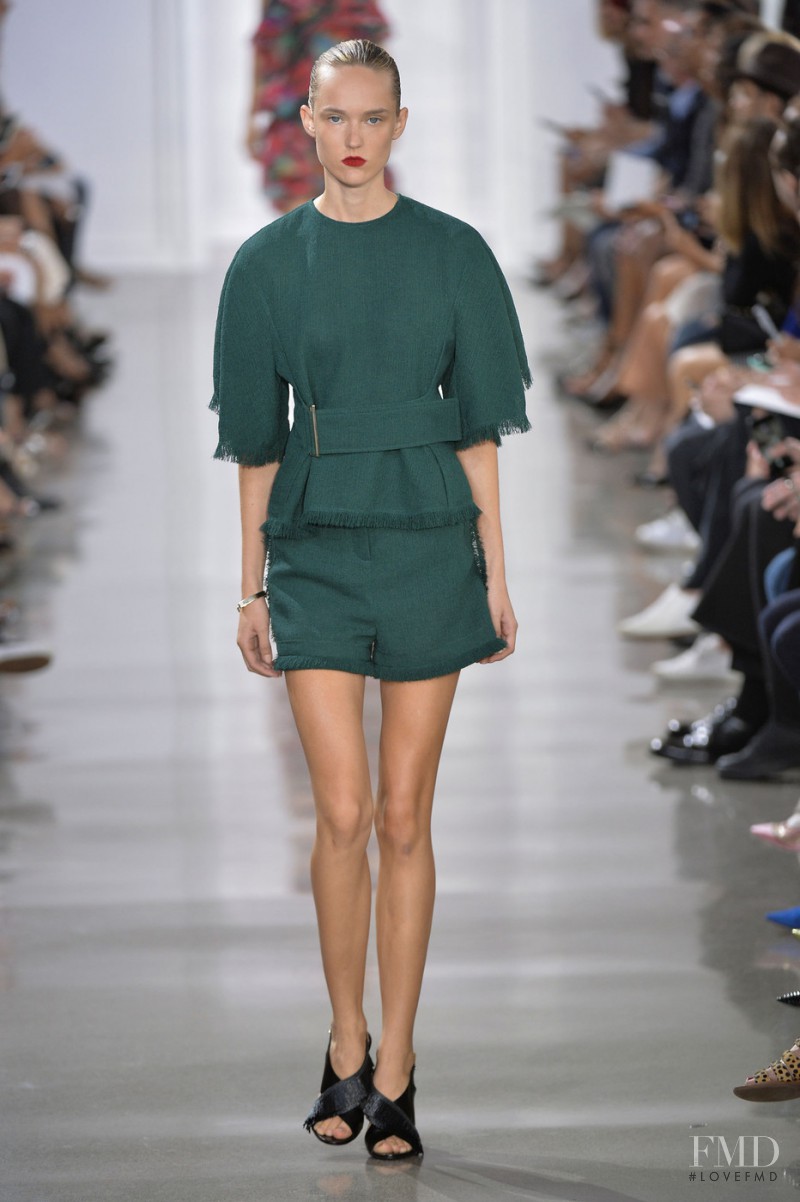 Harleth Kuusik featured in  the Jason Wu fashion show for Spring/Summer 2016