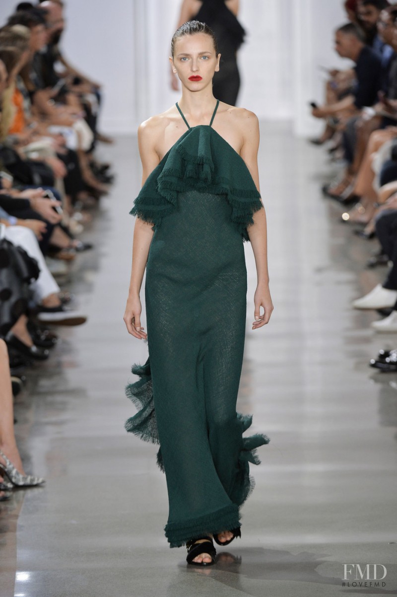 Sasha Antonowskaia featured in  the Jason Wu fashion show for Spring/Summer 2016