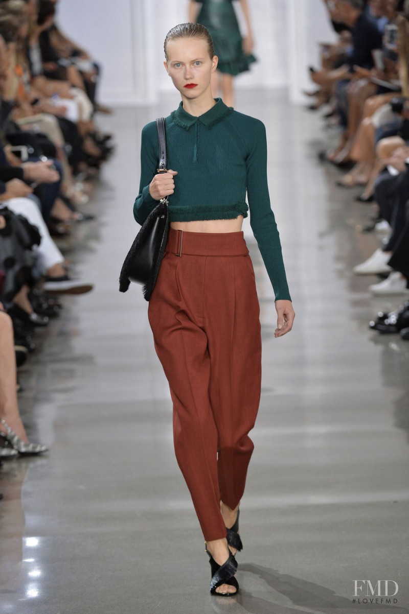 Julie Hoomans featured in  the Jason Wu fashion show for Spring/Summer 2016