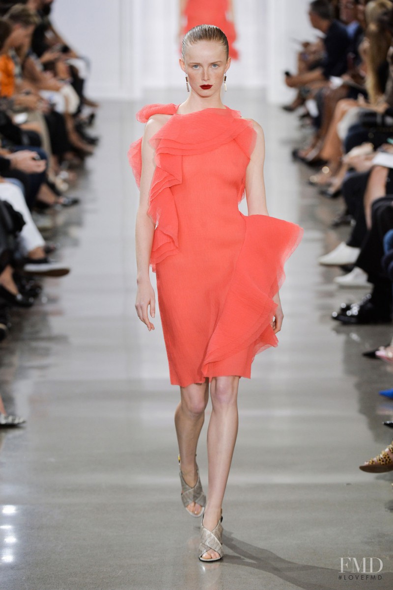 Rianne Van Rompaey featured in  the Jason Wu fashion show for Spring/Summer 2016