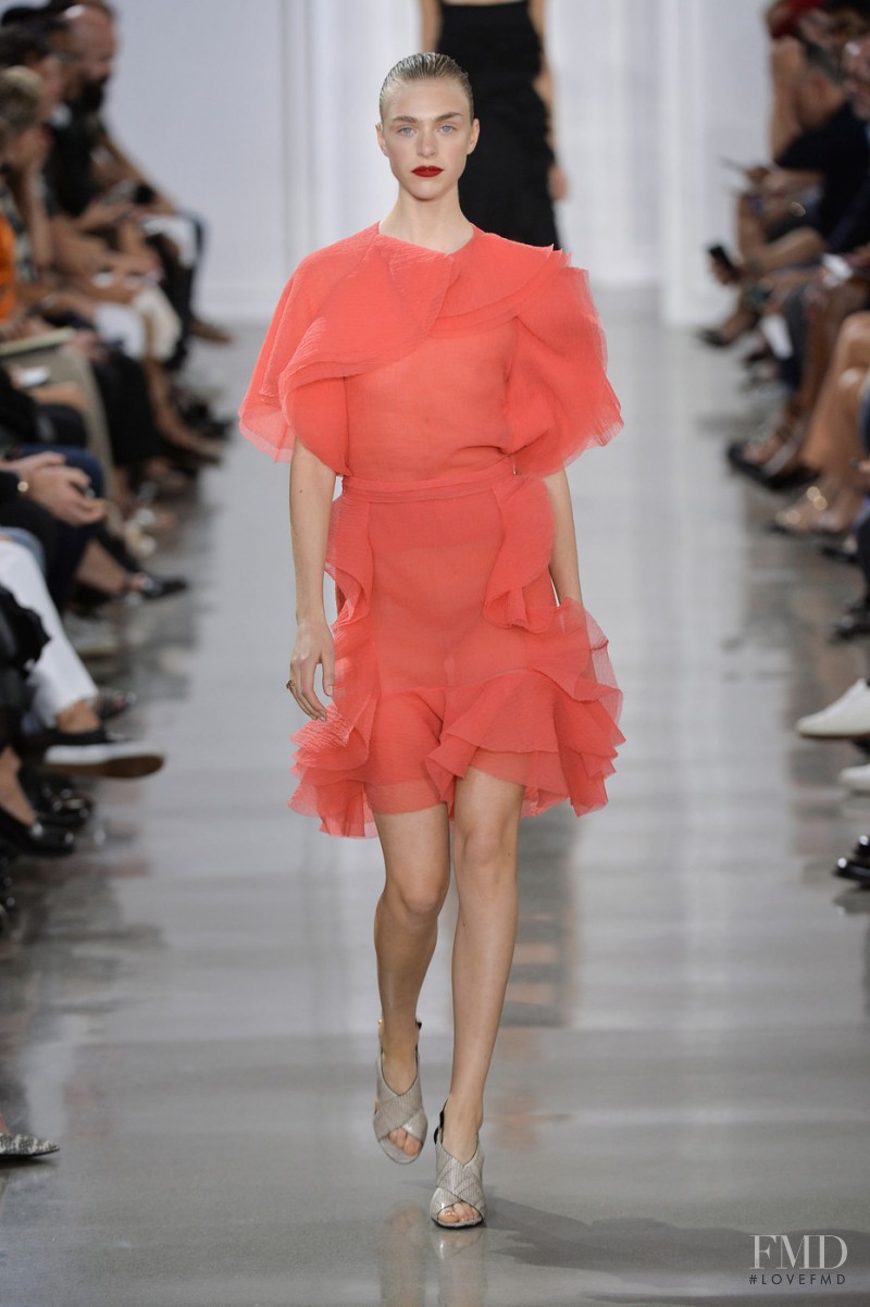 Hedvig Palm featured in  the Jason Wu fashion show for Spring/Summer 2016