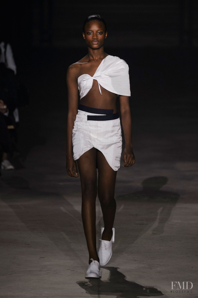 Mayowa Nicholas featured in  the Jacquemus fashion show for Spring/Summer 2016