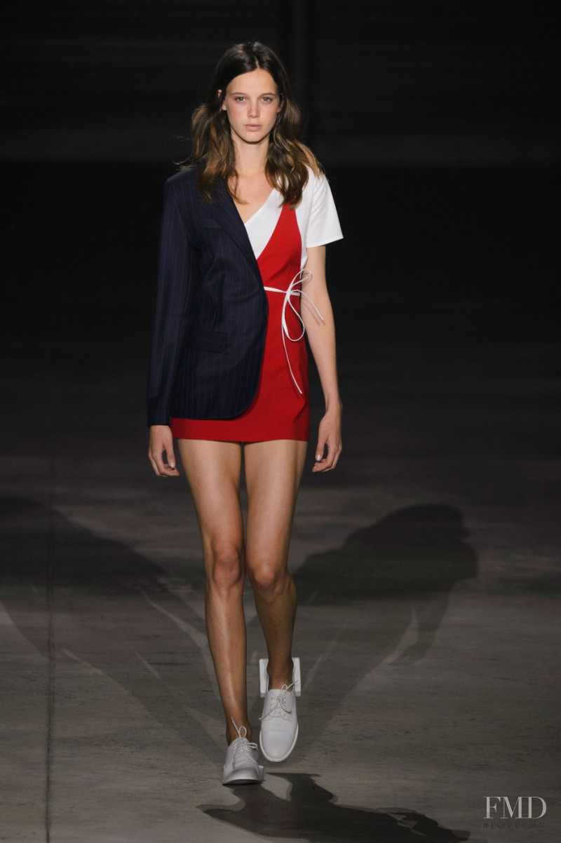 Heloise Giraud featured in  the Jacquemus fashion show for Spring/Summer 2016