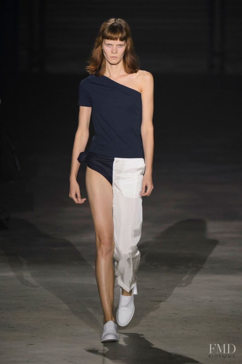 Irina Kravchenko featured in  the Jacquemus fashion show for Spring/Summer 2016