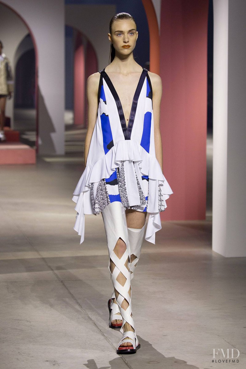 Hedvig Palm featured in  the Kenzo fashion show for Spring/Summer 2016