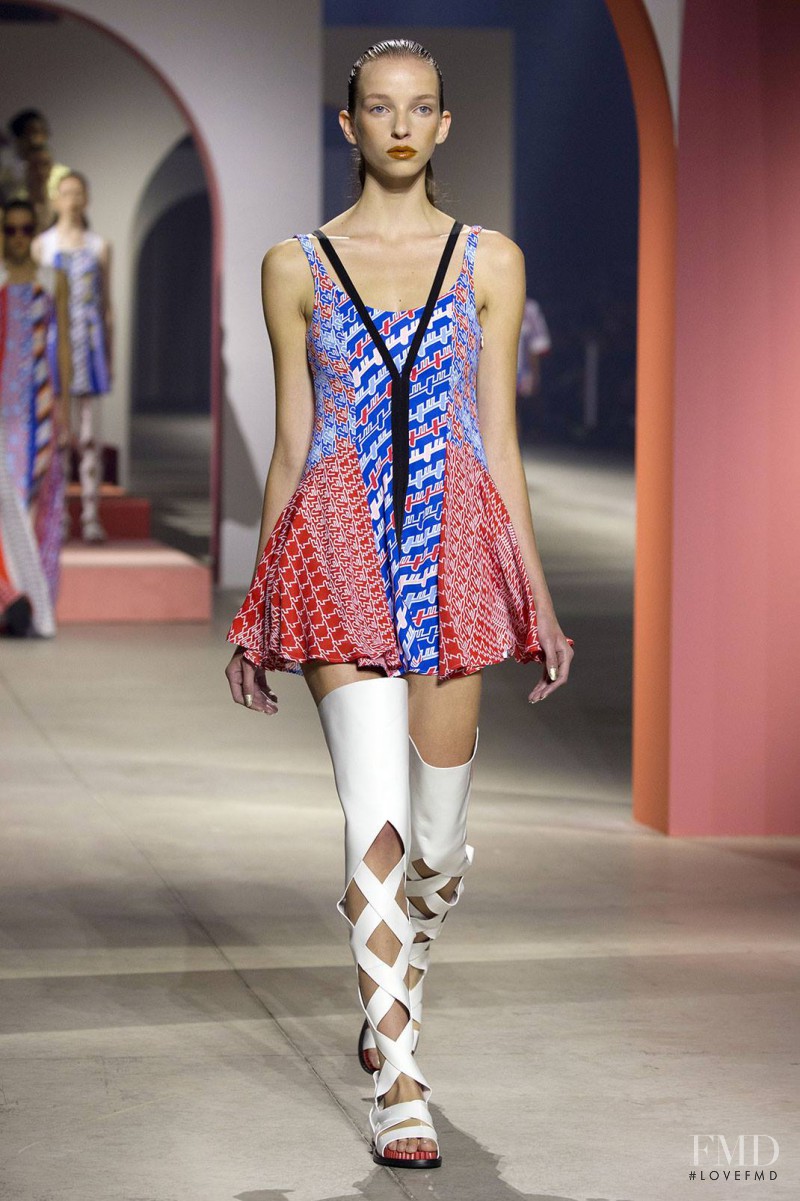 Jamilla Hoogenboom featured in  the Kenzo fashion show for Spring/Summer 2016