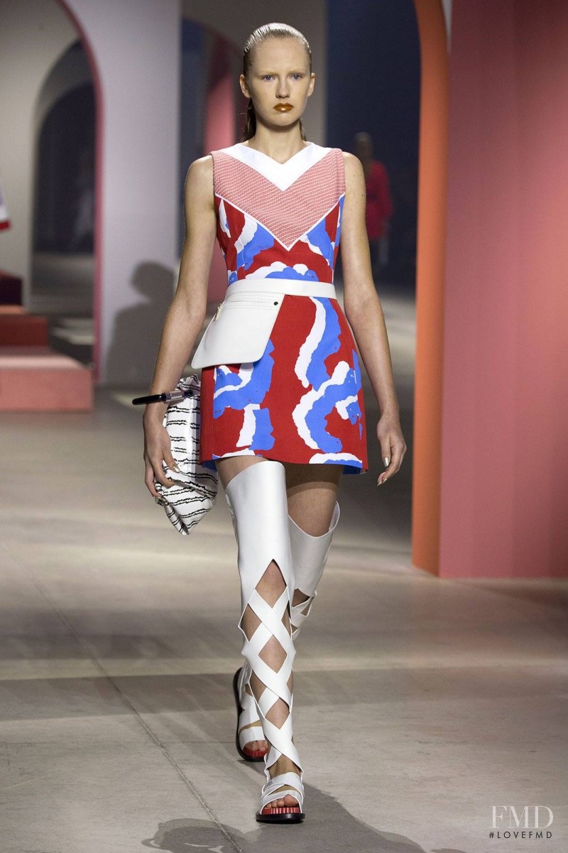Paula Galecka featured in  the Kenzo fashion show for Spring/Summer 2016