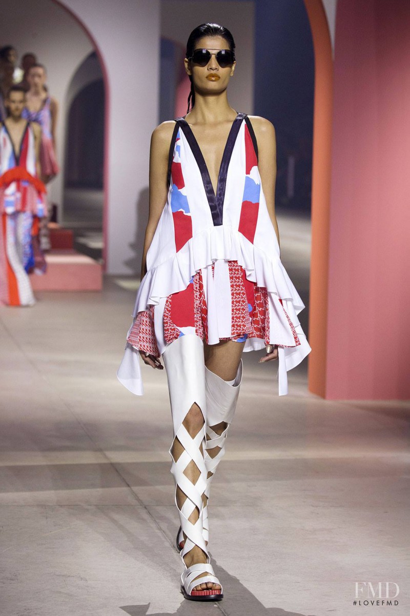 Bhumika Arora featured in  the Kenzo fashion show for Spring/Summer 2016