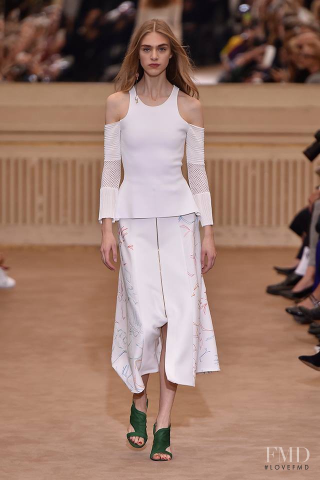 Hedvig Palm featured in  the Roland Mouret fashion show for Spring/Summer 2016