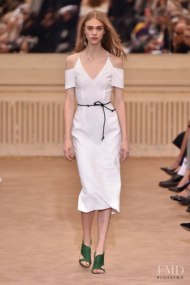 Hedvig Palm featured in  the Roland Mouret fashion show for Spring/Summer 2016
