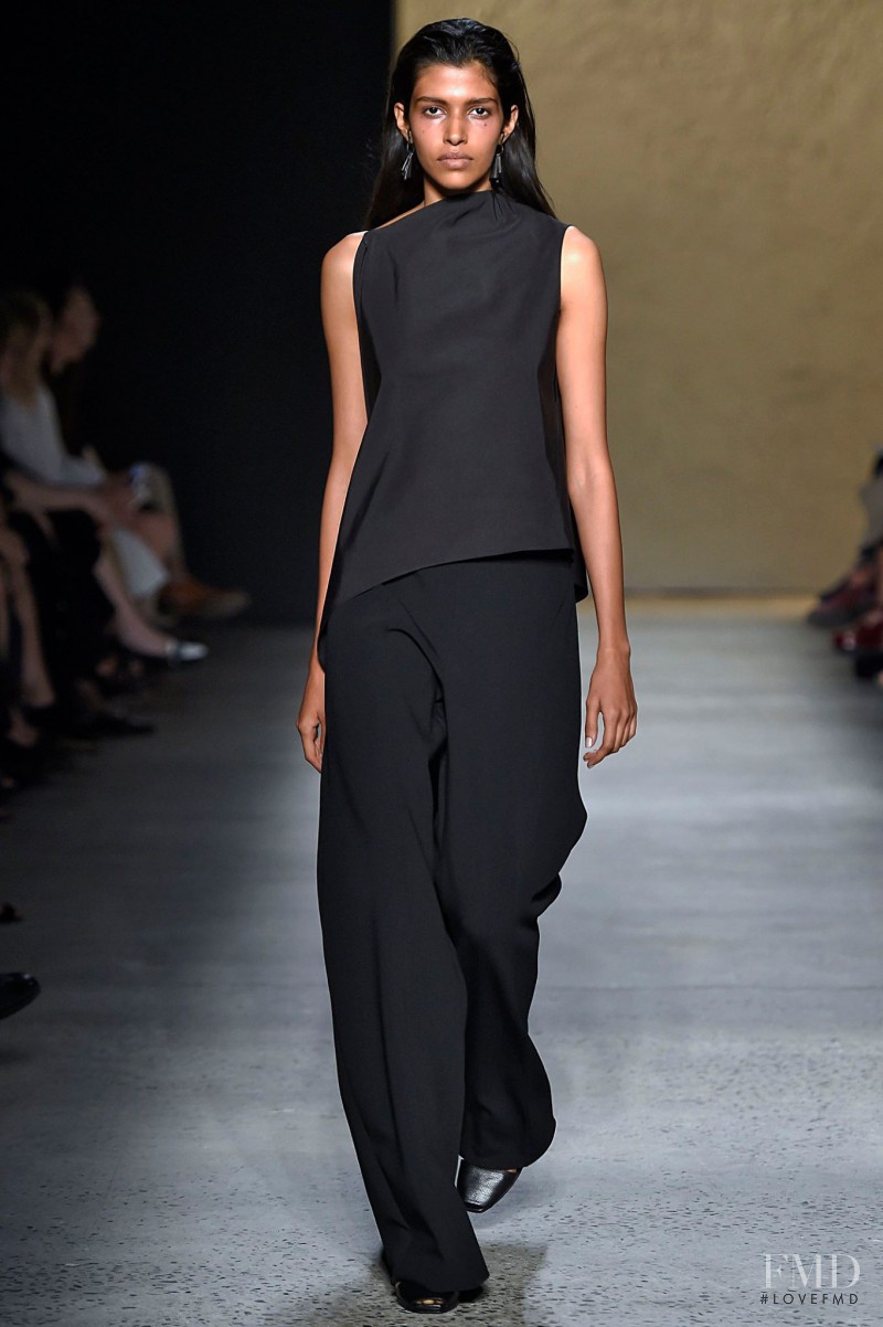Pooja Mor featured in  the Narciso Rodriguez fashion show for Spring/Summer 2016