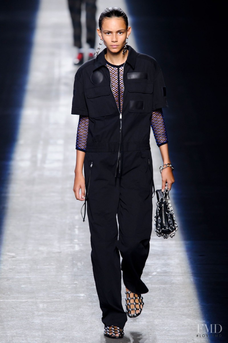 Binx Walton featured in  the Alexander Wang fashion show for Spring/Summer 2016