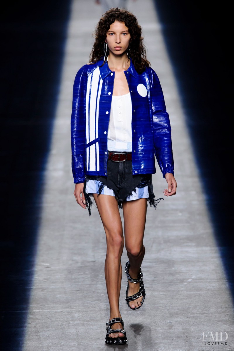 Alice Metza featured in  the Alexander Wang fashion show for Spring/Summer 2016