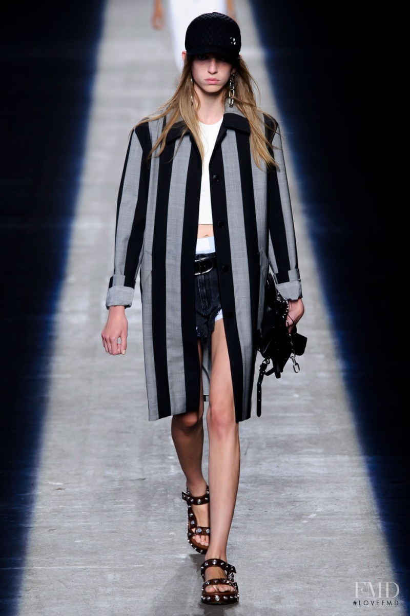 Jamilla Hoogenboom featured in  the Alexander Wang fashion show for Spring/Summer 2016