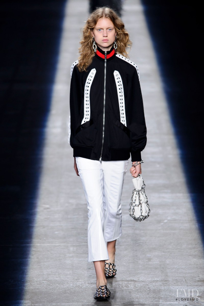 Frida Westerlund featured in  the Alexander Wang fashion show for Spring/Summer 2016