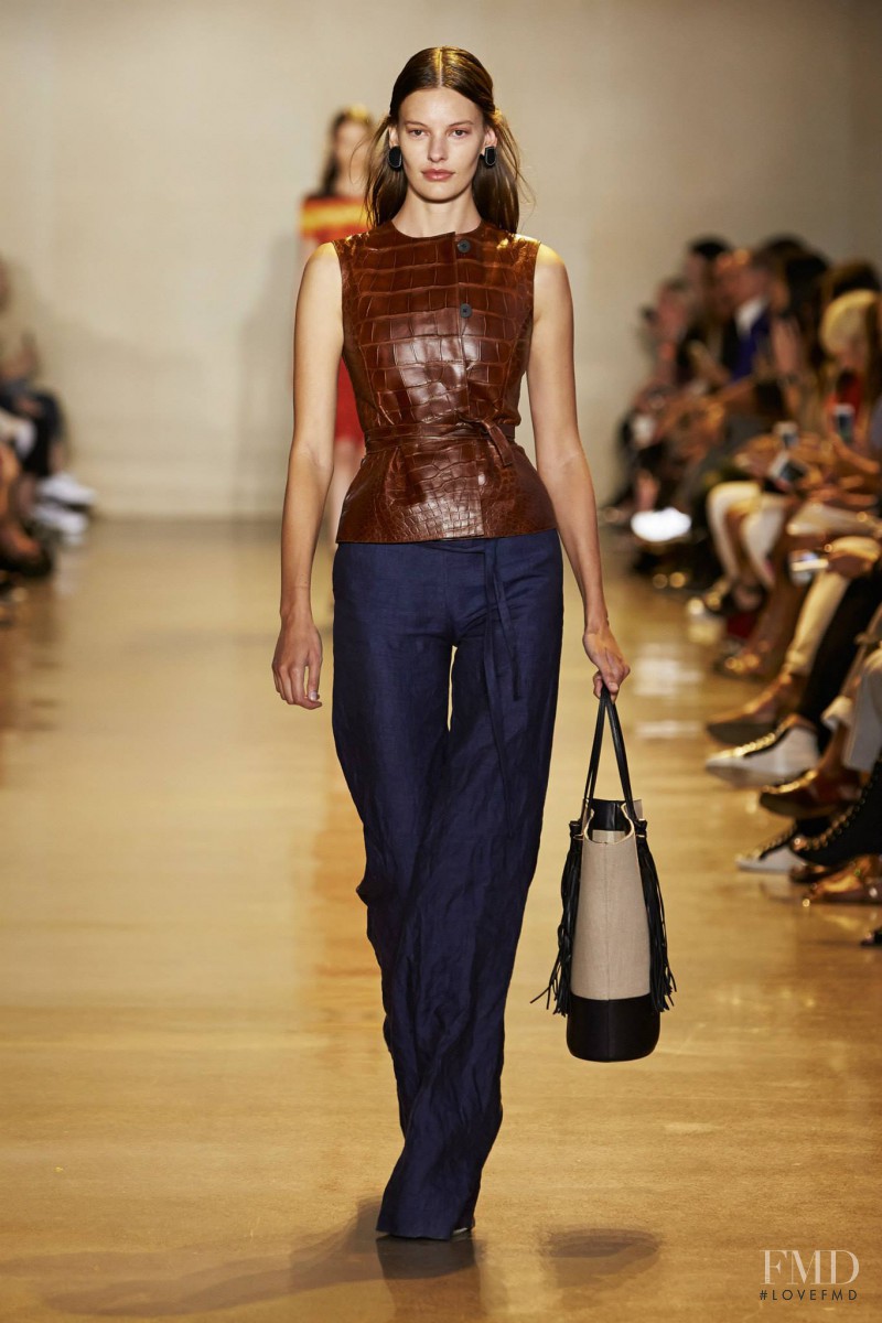 Amanda Murphy featured in  the Altuzarra fashion show for Spring/Summer 2016