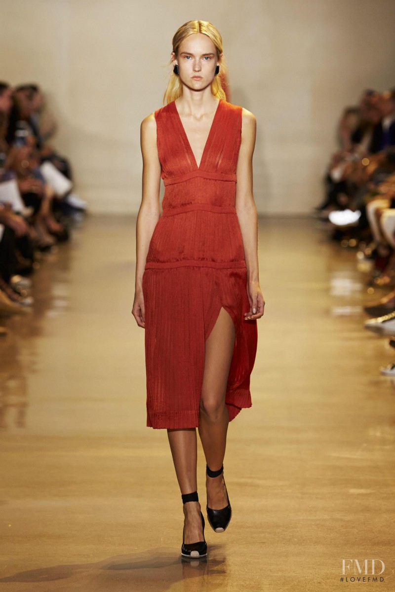 Harleth Kuusik featured in  the Altuzarra fashion show for Spring/Summer 2016